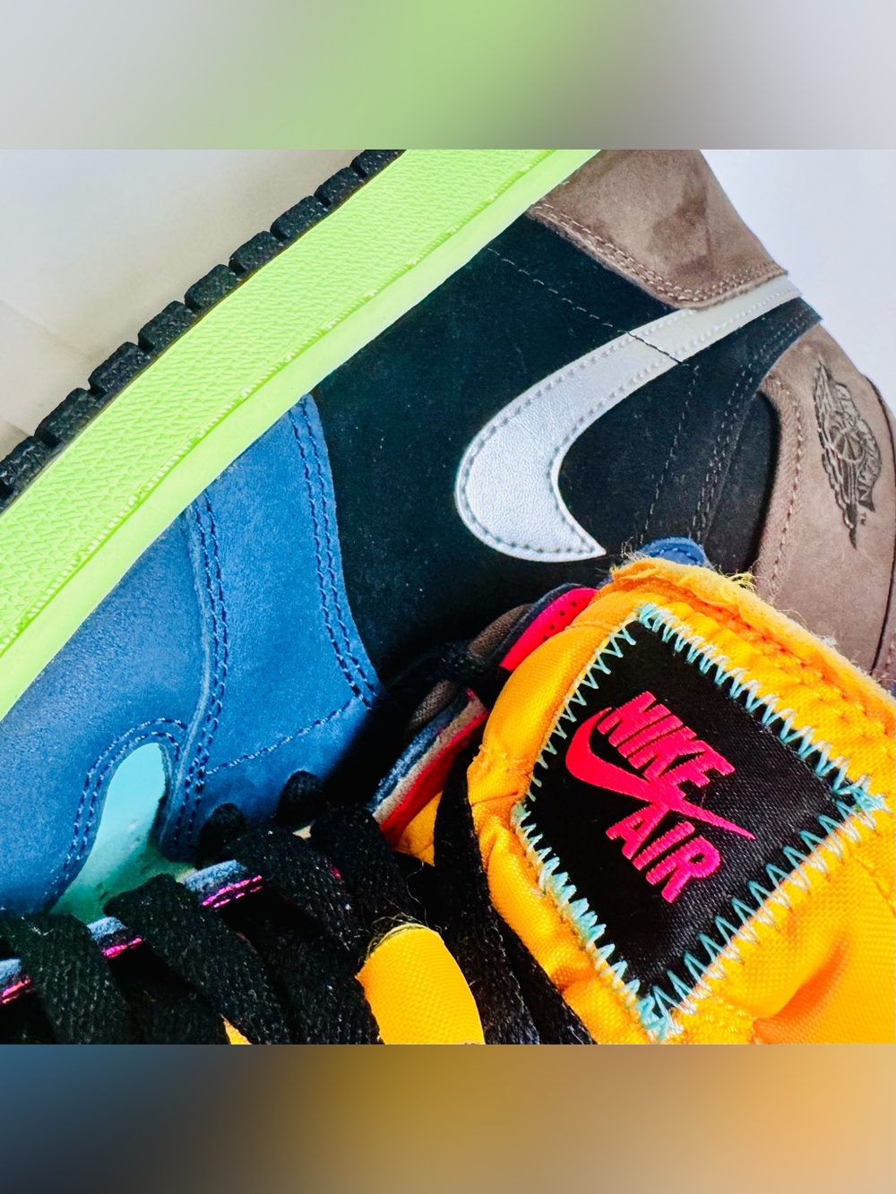 AIR JORDAN 1 HIGH OG “TOKYO BIO HACK” 555088-201 Men’s 7.5 Women’s 9 Clean AF - Picture 9 of 16